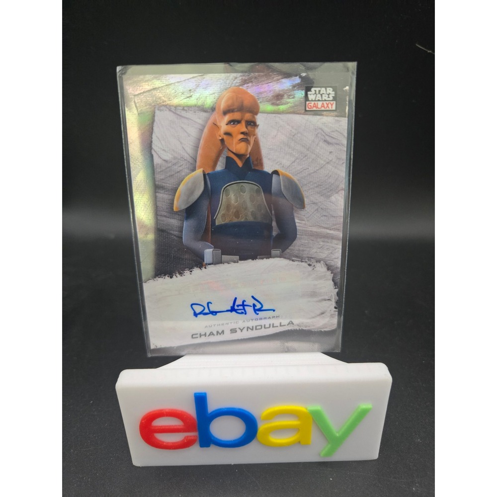 Topps Star Wars Galaxy Chrome Cham Syndulla Robin Atkin Downes Auto GA-RAD